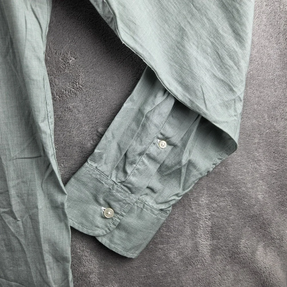 NWT J Crew Secret Wash Classic Fit Green Cotton Poplin Oxford Shirt Mens XL